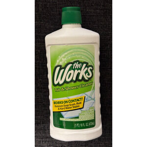 The Works Tub & Shower Cleaner 16 oz Hard Water Rust Soap Scum Home Care Labs